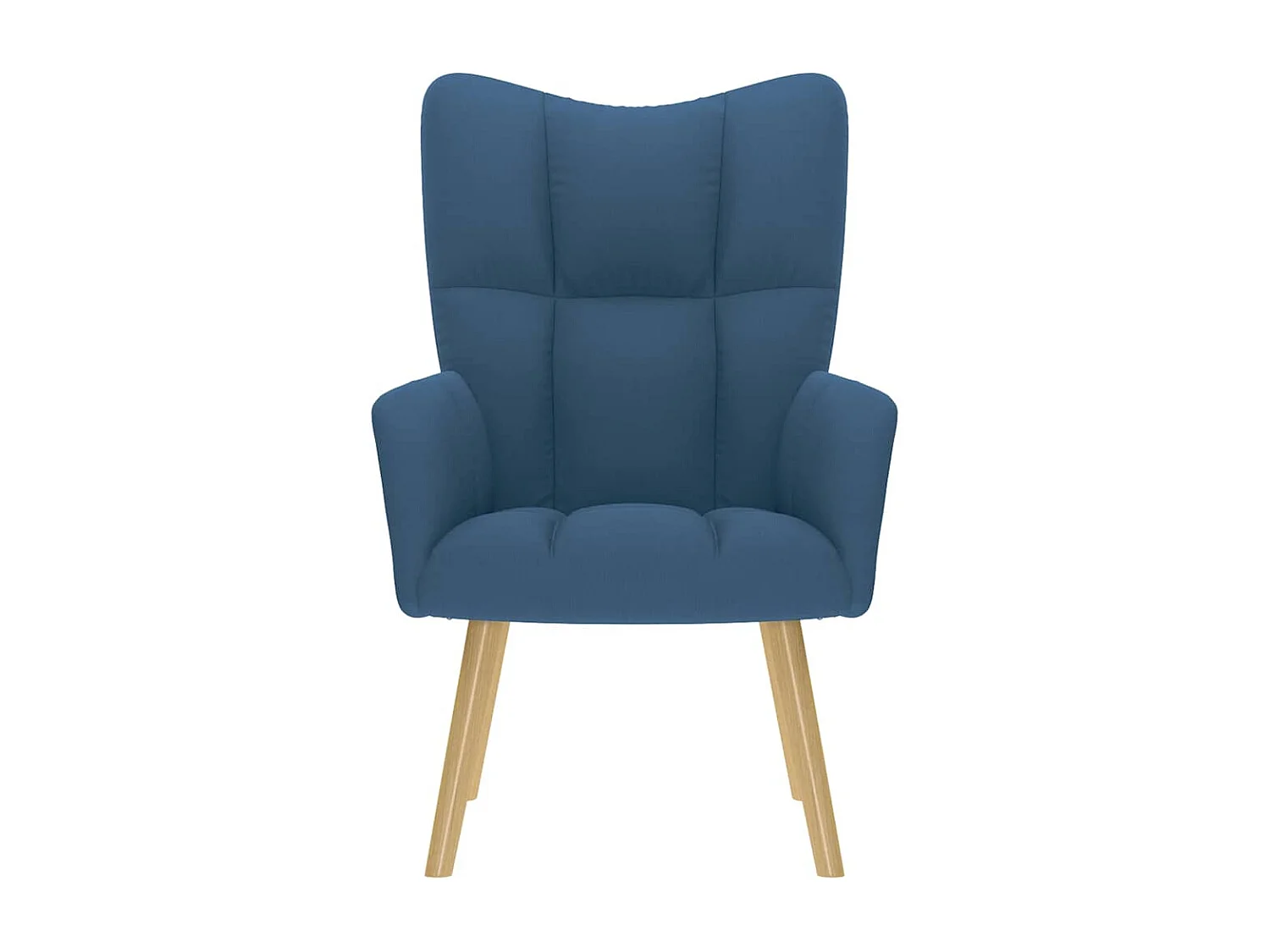 Fauteuil de Salon-Chaise de relaxation moderne Bleu Tissu SHL3938