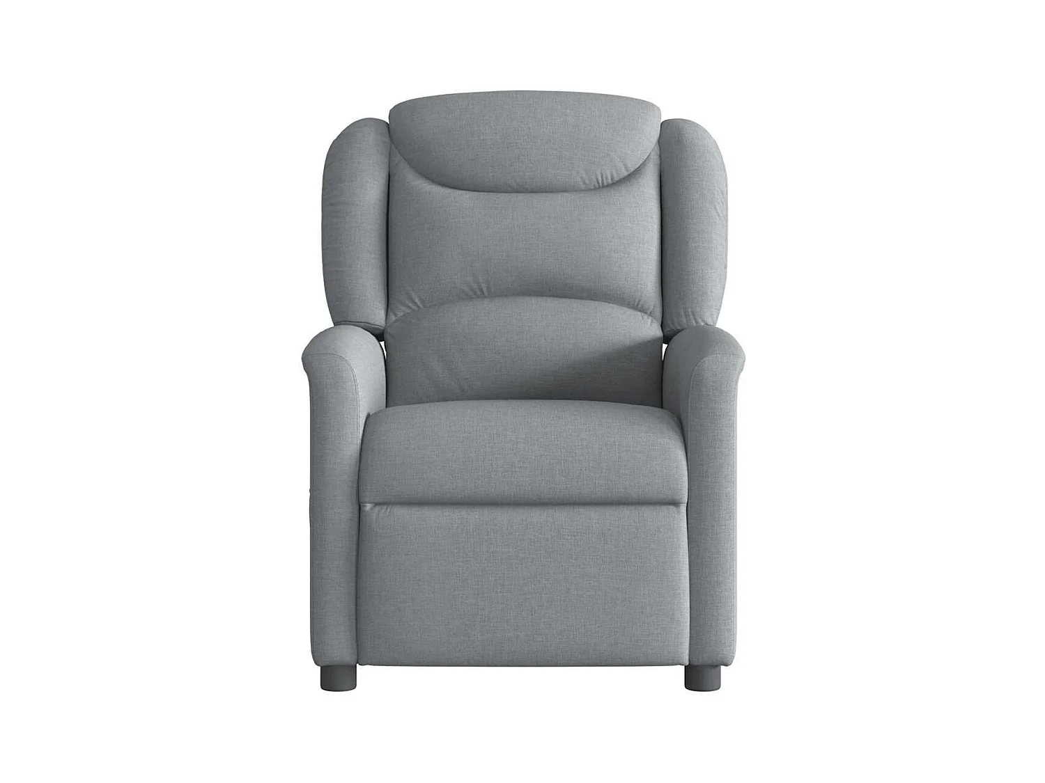 Sillón de relax | Sillón reclinable de masaje eléctrico tela gris claro SHL8638