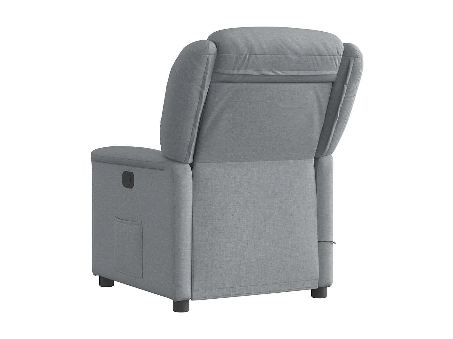 Fauteuil inclinable électrique-Fauteuil de massage de Salon gris clair tissu SHL3145