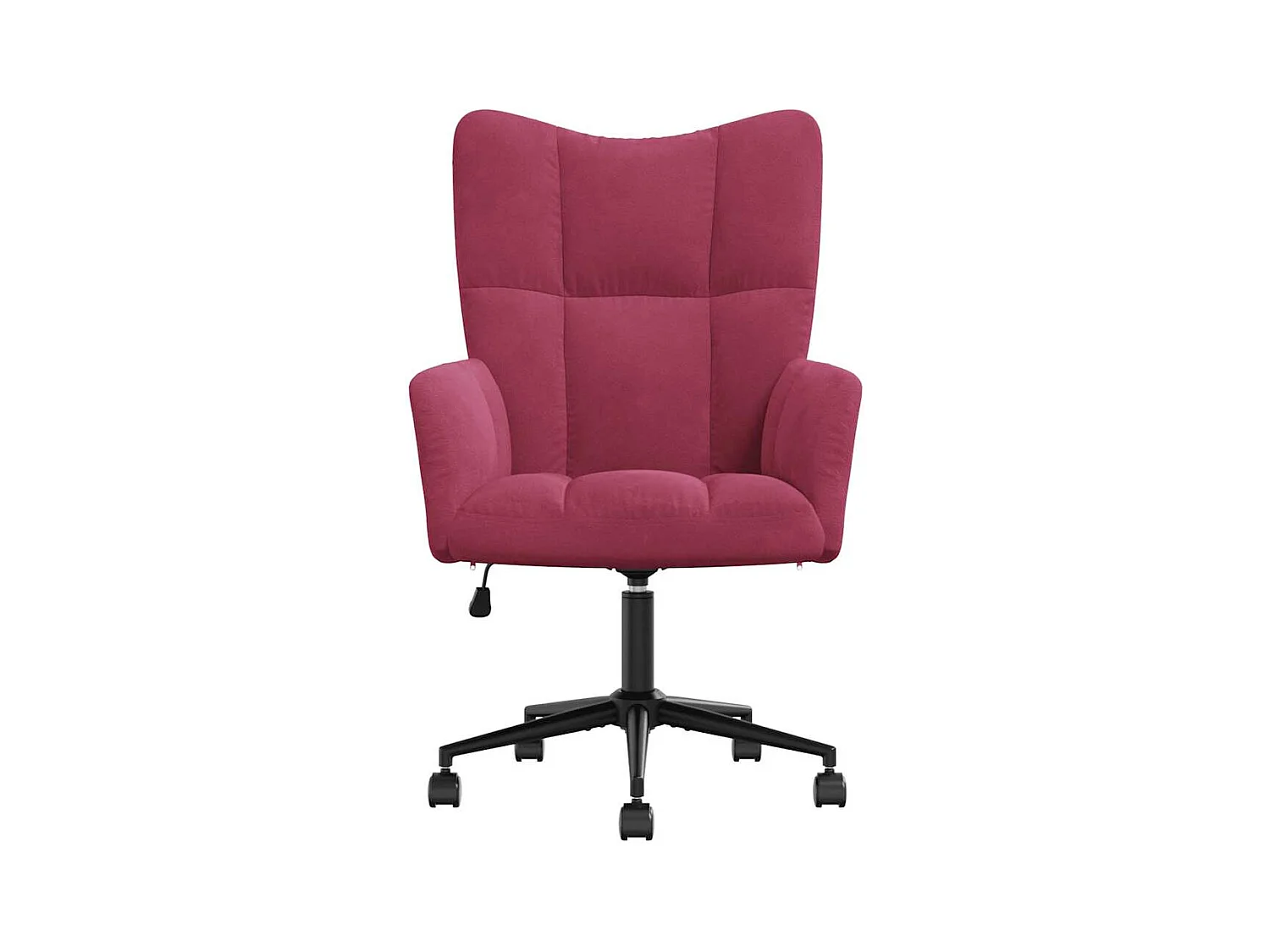 Sillón de relax | Silla de relax de terciopelo rojo vino tinto SHL6322