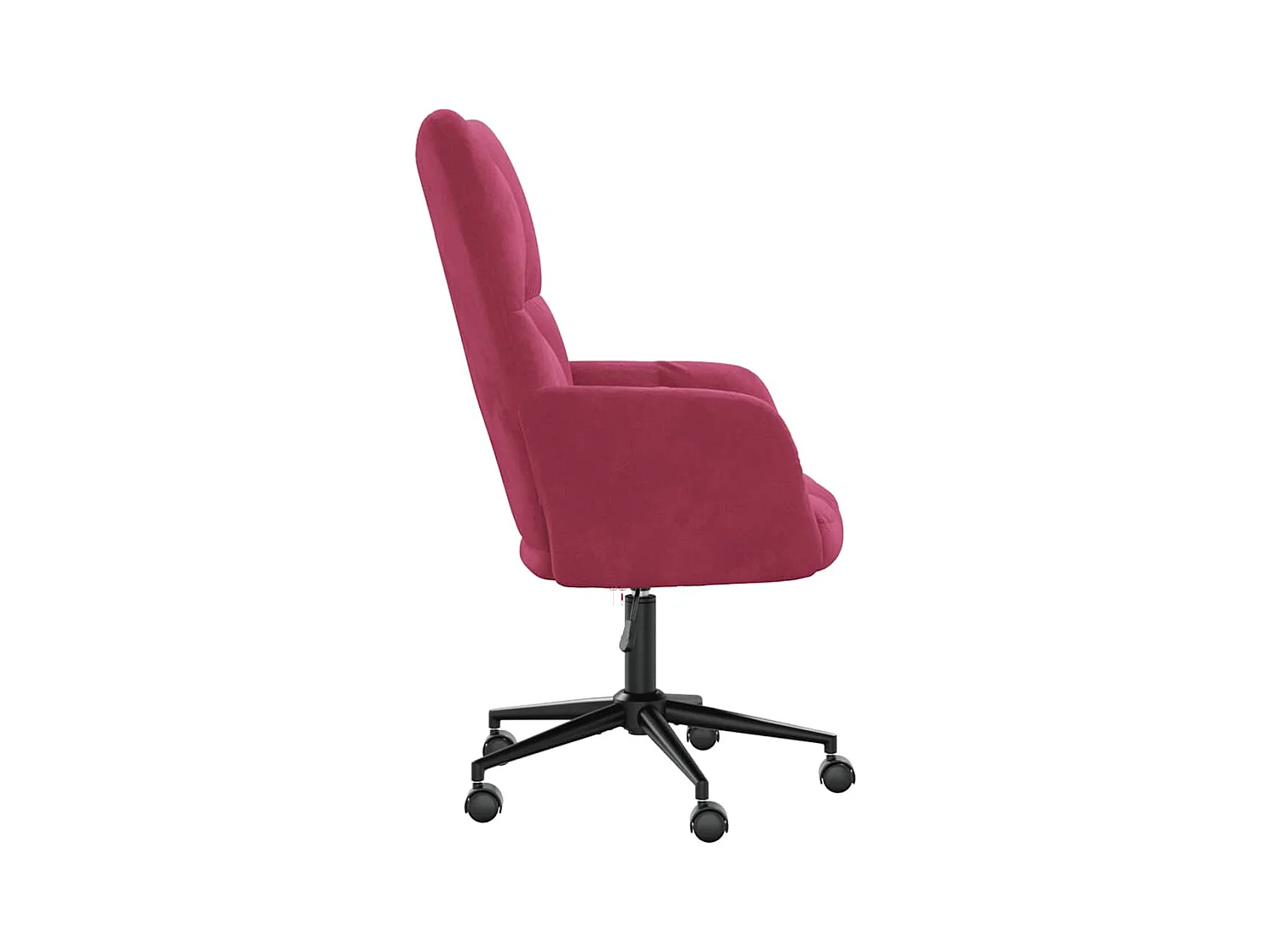 Sillón de relax | Silla de relax de terciopelo rojo vino tinto SHL6322