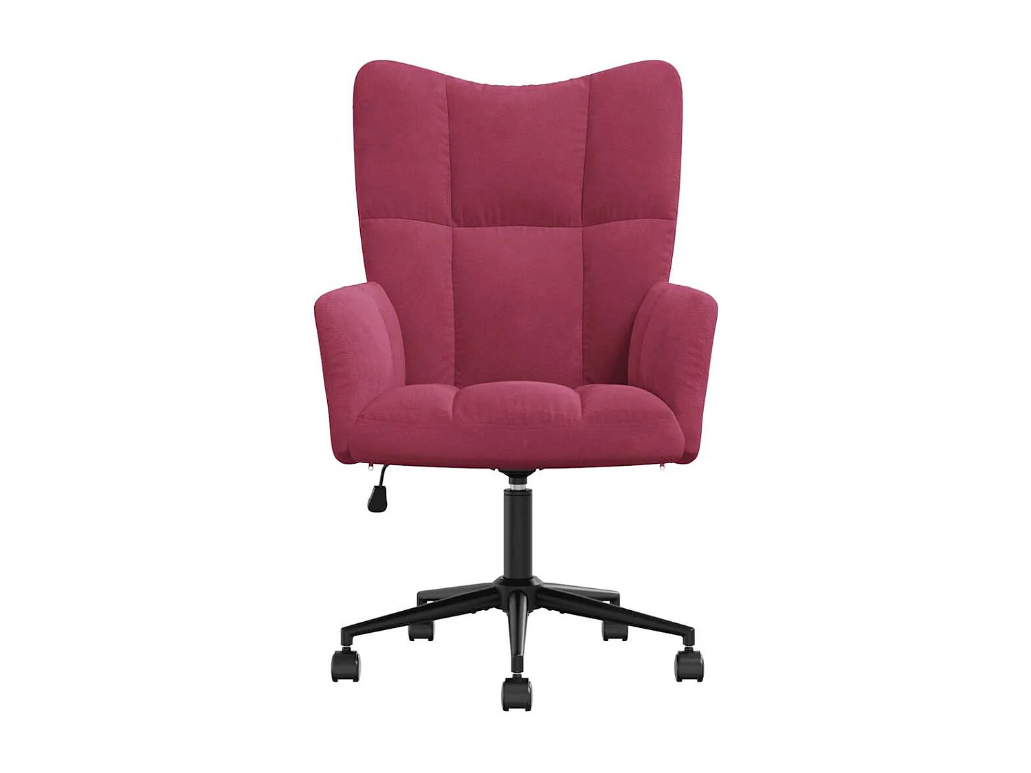 Relaxsessel | Lounge Sessel Weinrot Samt SHL99910