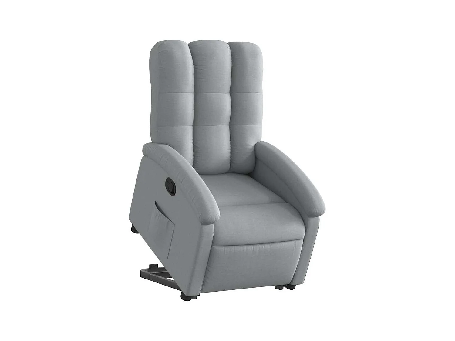 Sillón de relax | Silla | Sillón reclinable elevable de tela gris claro SHL9191