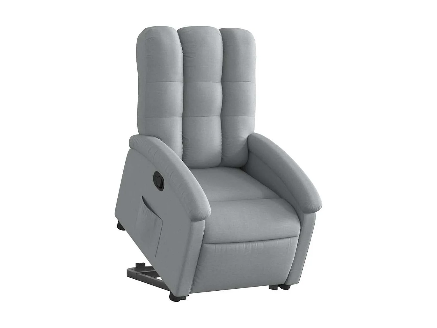 Fauteuil inclinable-Chaise de relax-Fauteuil TV Gris clair Tissu SHL3928