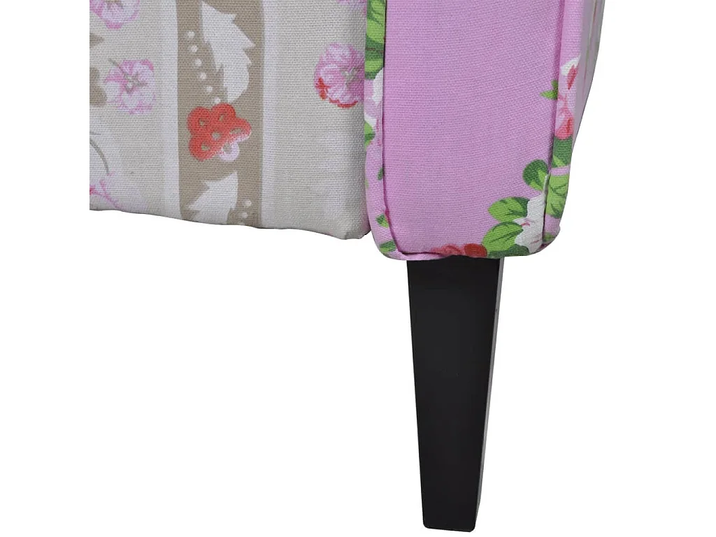 Sillón de salón | Silla Relax con diseño de retales de tela Patchwork SHL6738