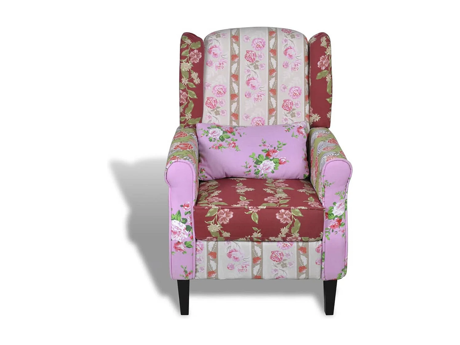 Sillón de salón | Silla Relax con diseño de retales de tela Patchwork SHL6738