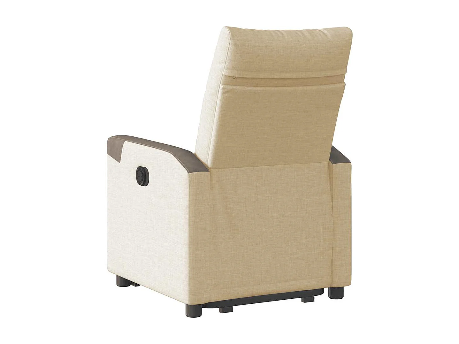 Fauteuil inclinable électrique-Chaise de relax-Fauteuil TV crème tissu SHL4209