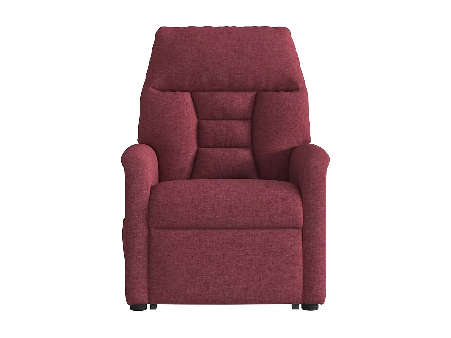 Fauteuil inclinable-Chaise de relax-Fauteuil TV rouge bordeaux tissu SHL4323