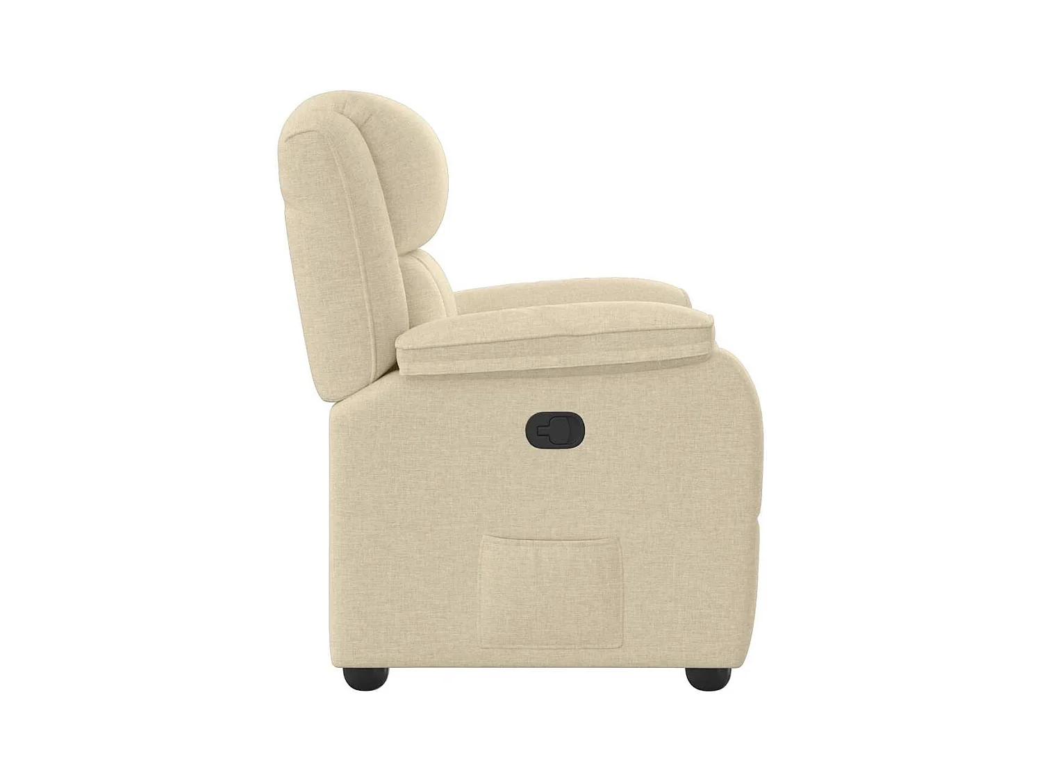 Sillón de relax | Sillón reclinable de tela crema SHL2400