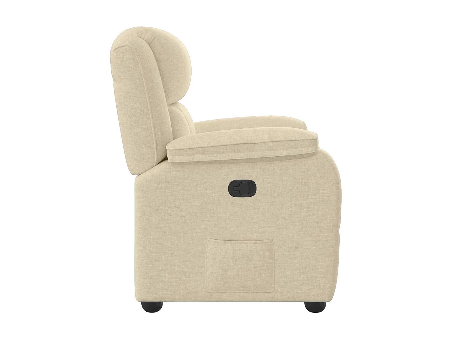 Relaxsessel | Lounge Sessel für Wohnzimmer Creme Stoff SHL10900