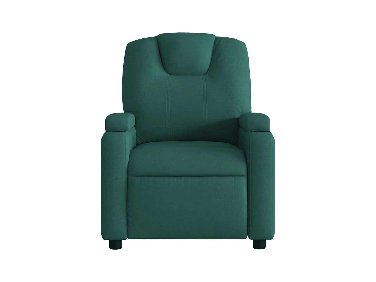 Sillón de relax | Silla | Sillón reclinable de tela verde oscuro SHL4197