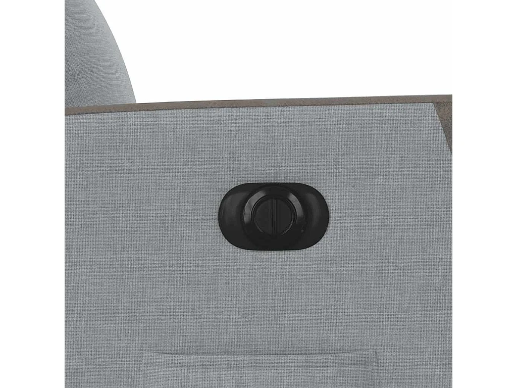 Poltrona Confortável | Poltrona reclinável elétrica tecido cinzento-claro SHL892363