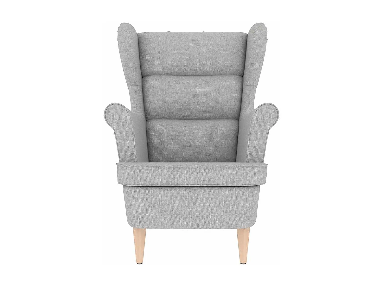 Fauteuil | Relaxstoel 74x84x100 cm stof wolkengrijs