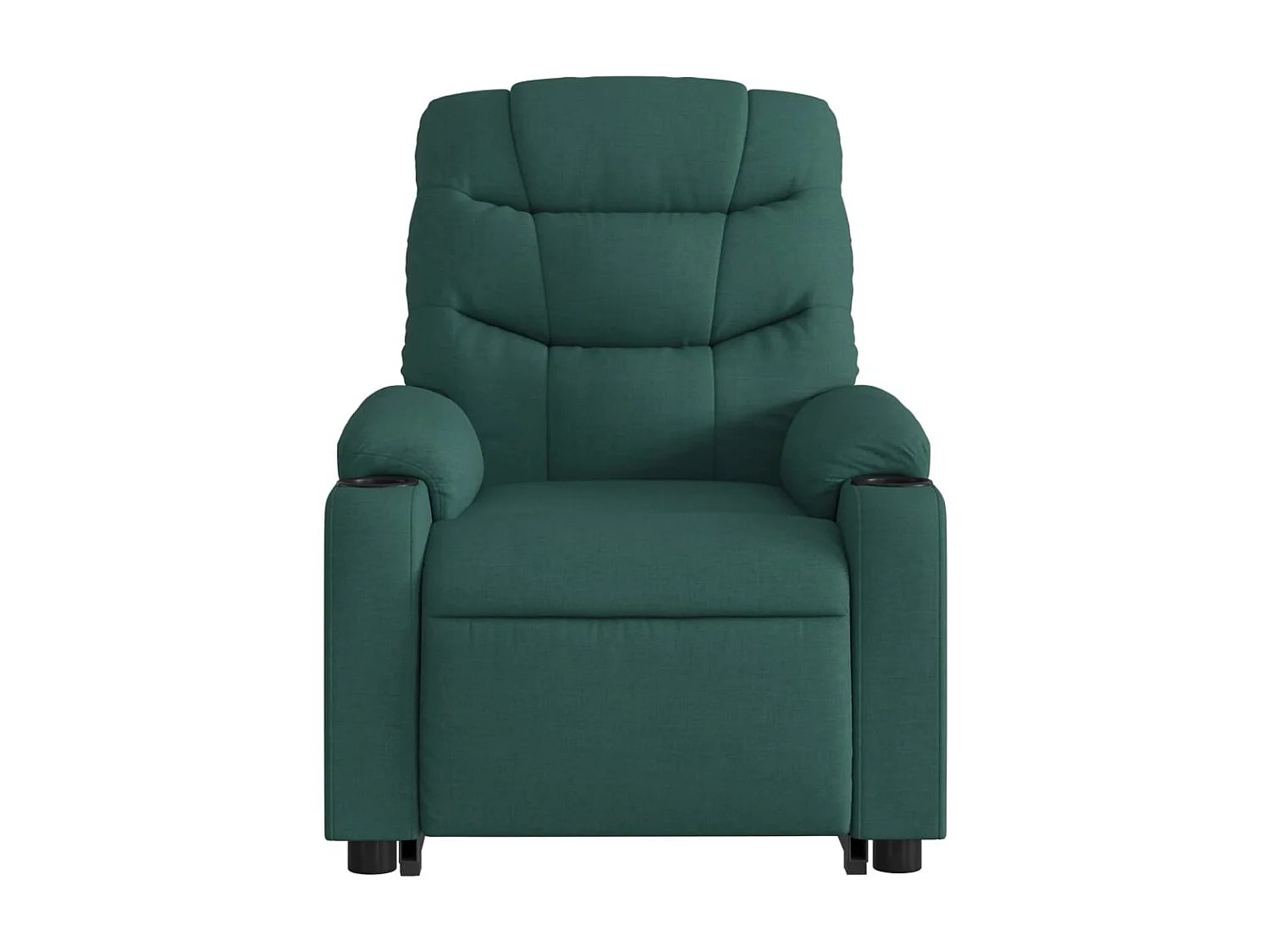 Fauteuil inclinable-Chaise de relax-Fauteuil salon vert foncé tissu SHL3029