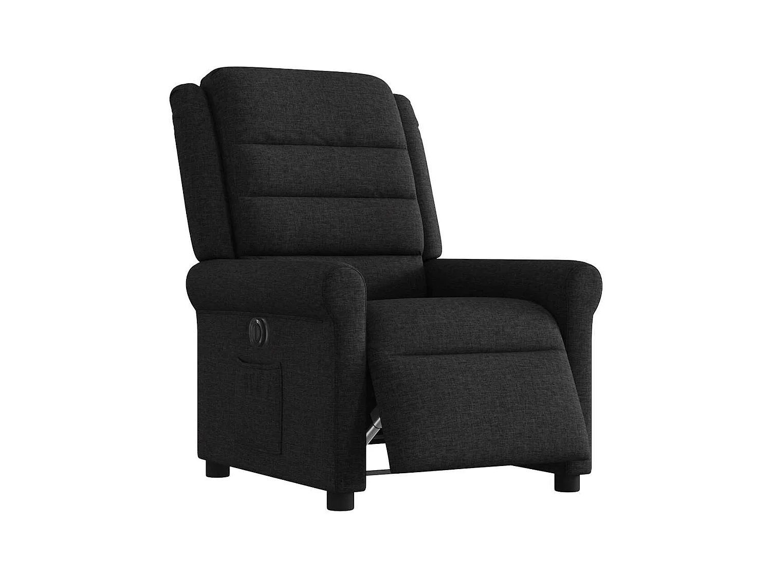 Fauteuil inclinable électrique-Chaise de relax-Fauteuil TV Noir Tissu SHL5435