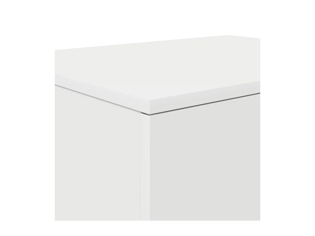 Mueble de almacenaje | Cabinete de Noche | Mesa auxiliar Blanco 108x41x40 cm