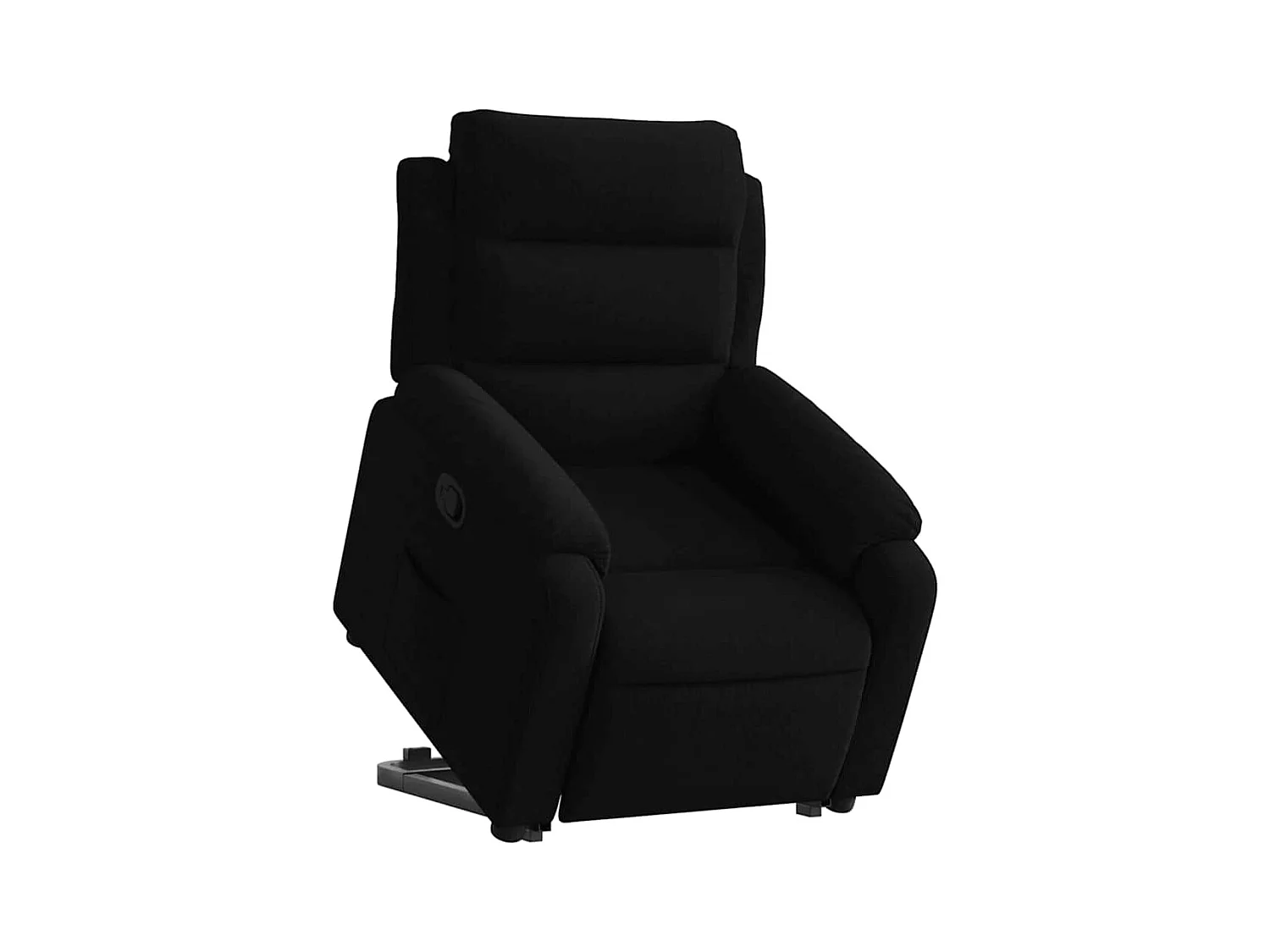 Sillón de relax | Silla | Sillón reclinable elevable terciopelo negro SHL7535