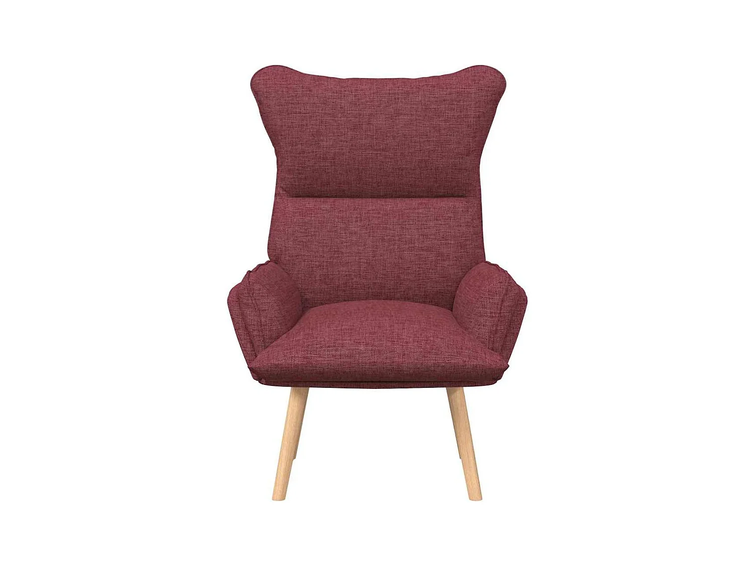 Sillón de relax | Silla Relax | Sillón de salón Rojo vino tinto 69x74x93 cm tela SHL9927