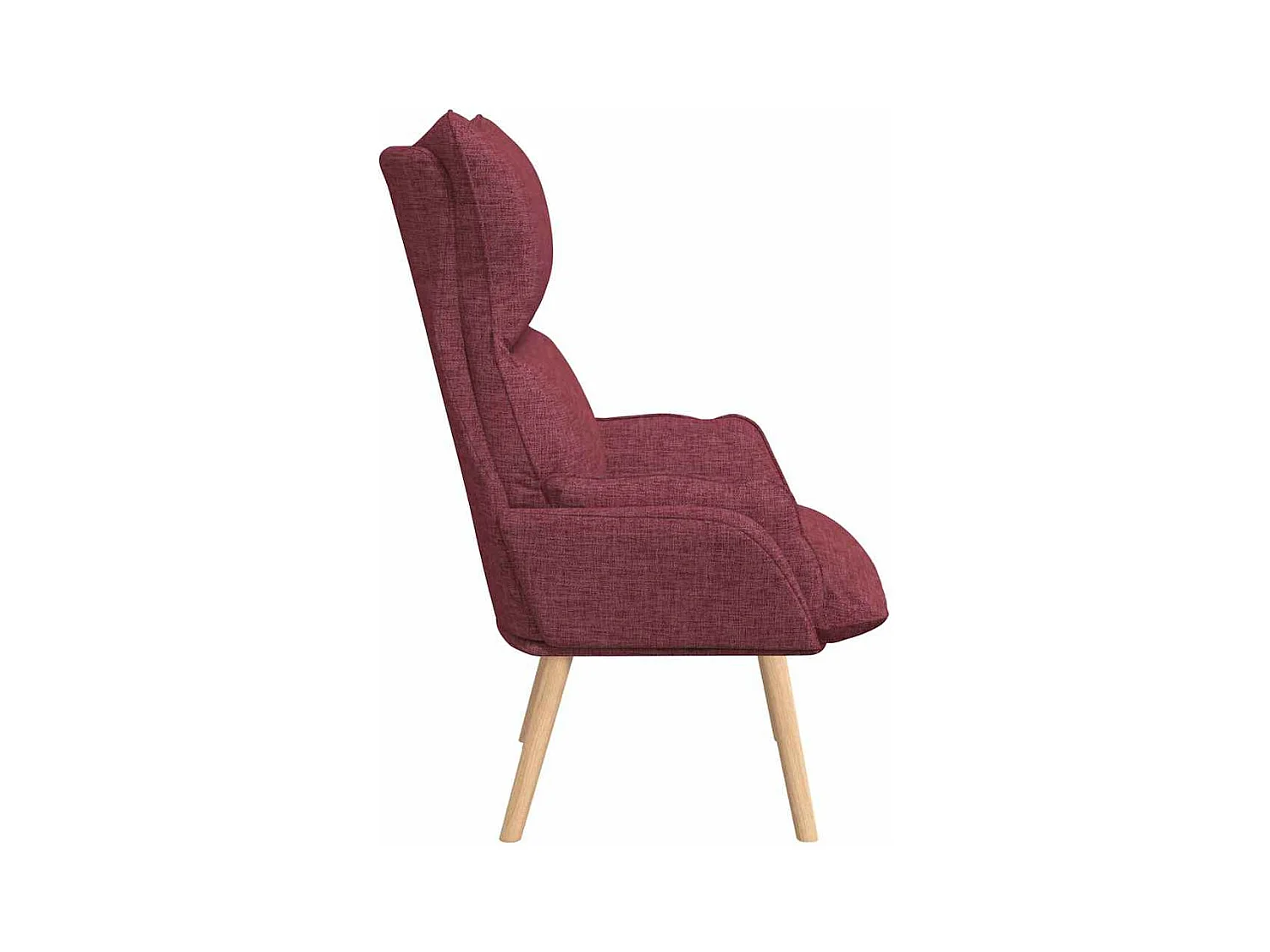 Sillón de relax | Silla Relax | Sillón de salón Rojo vino tinto 69x74x93 cm tela SHL9927