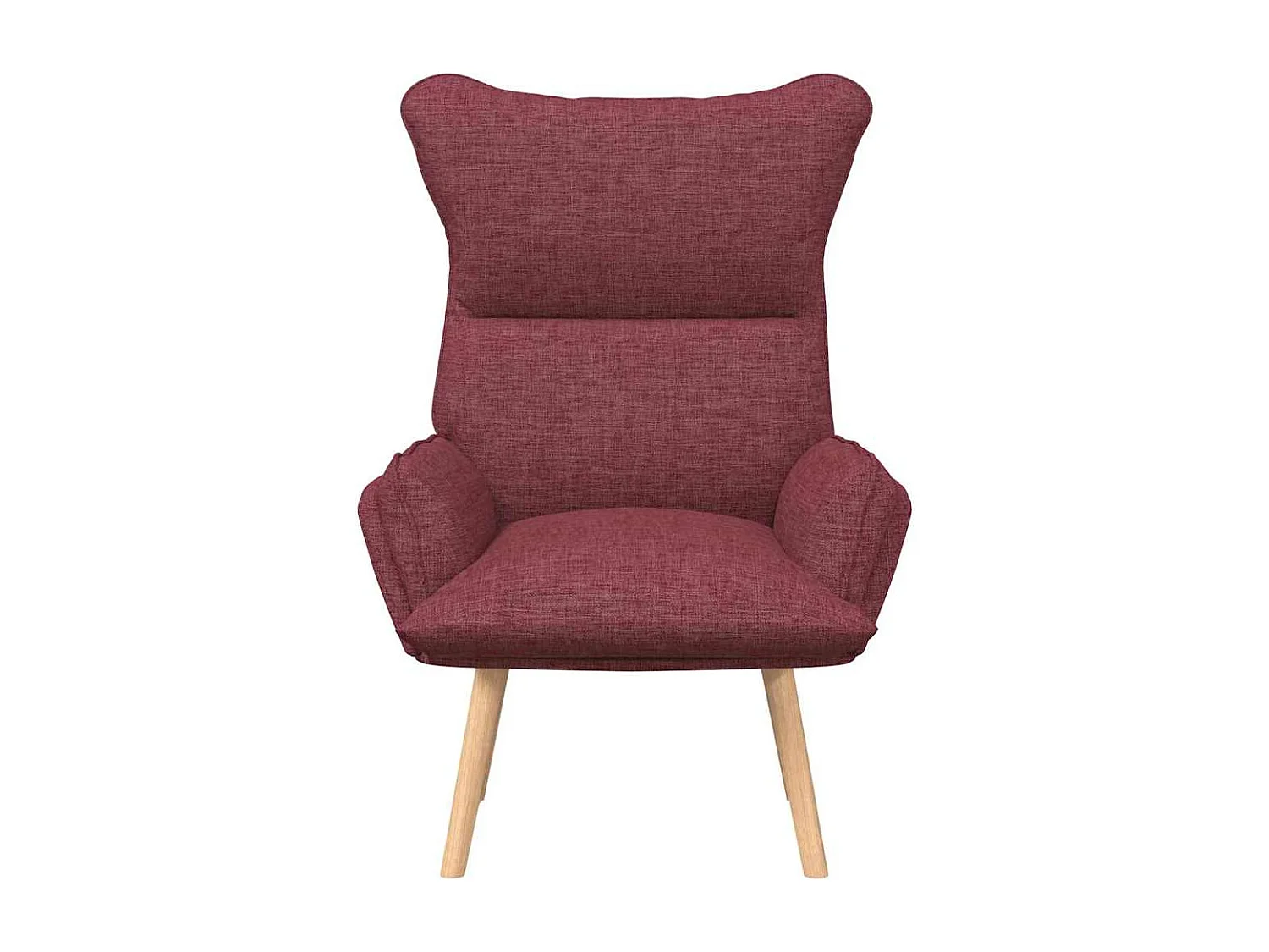 Poltrona | Cadeira de Sala | Cadeira Relaxante vermelho tinto 69x74x93 cm tecido SHL683681