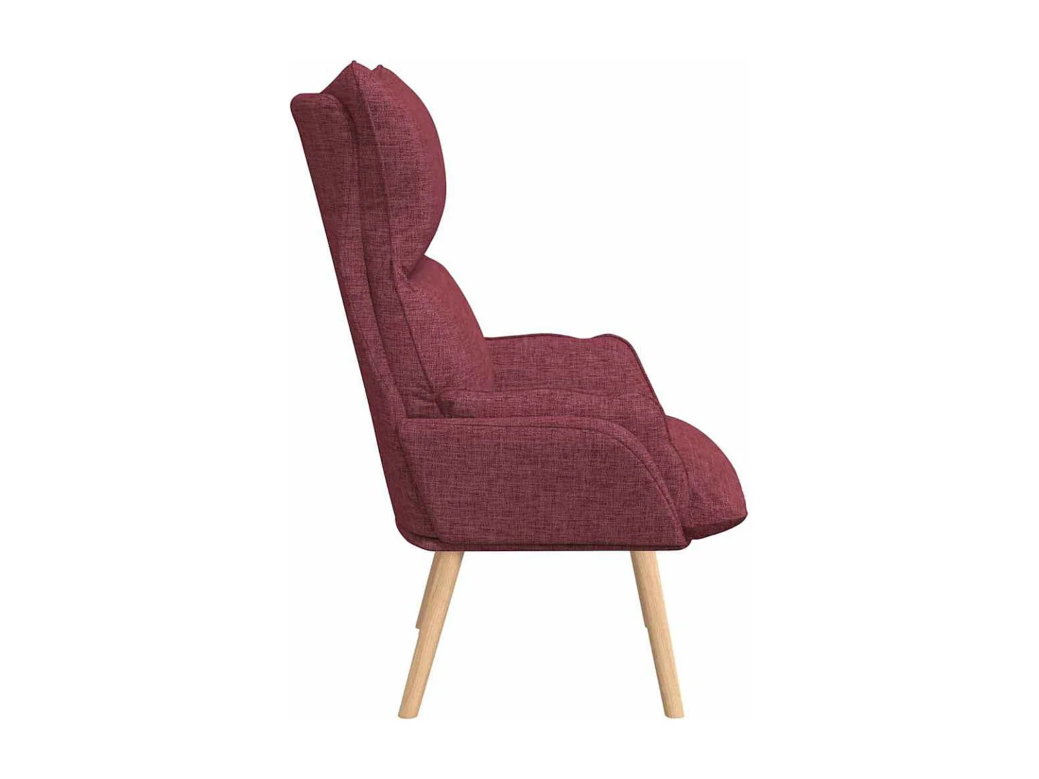Poltrona | Cadeira de Sala | Cadeira Relaxante vermelho tinto 69x74x93 cm tecido SHL683681