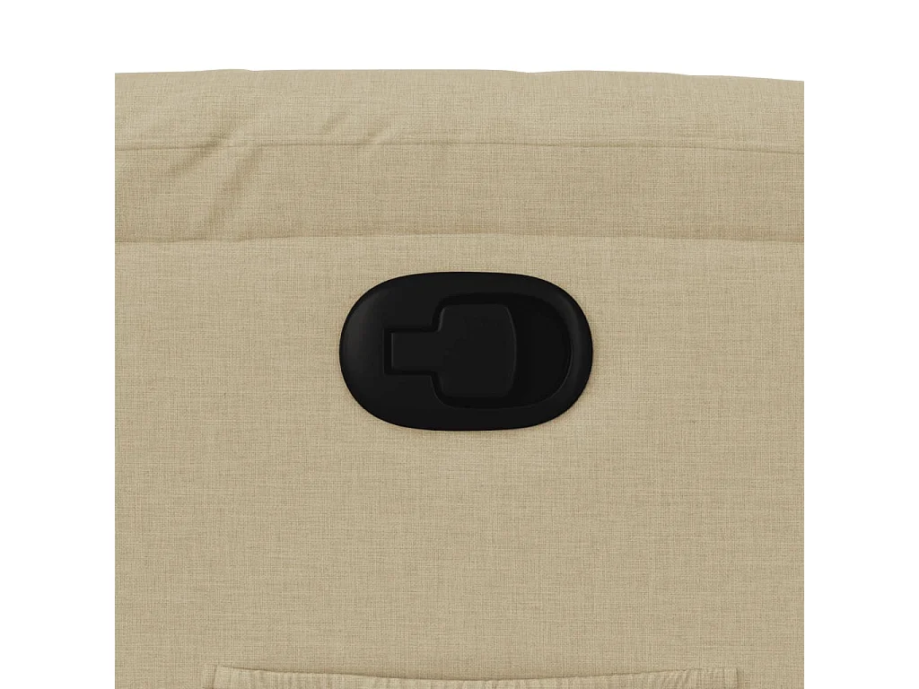 Sillón de relax | Sillón reclinable de tela crema SHL6749
