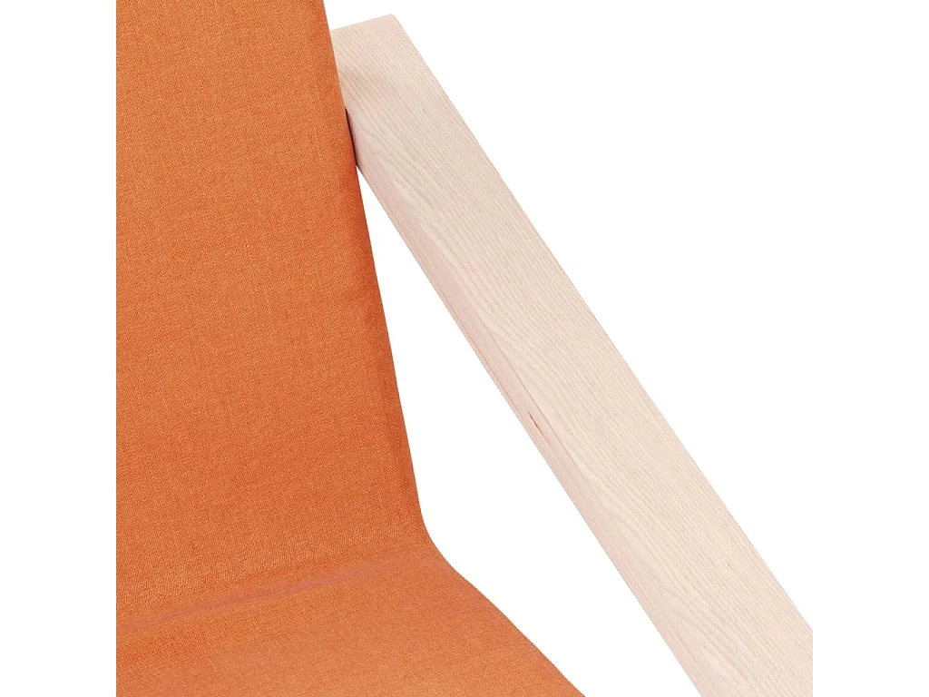 Chaise de relaxation-Fauteuil de Salon Jaune foncé Tissu SHL2309