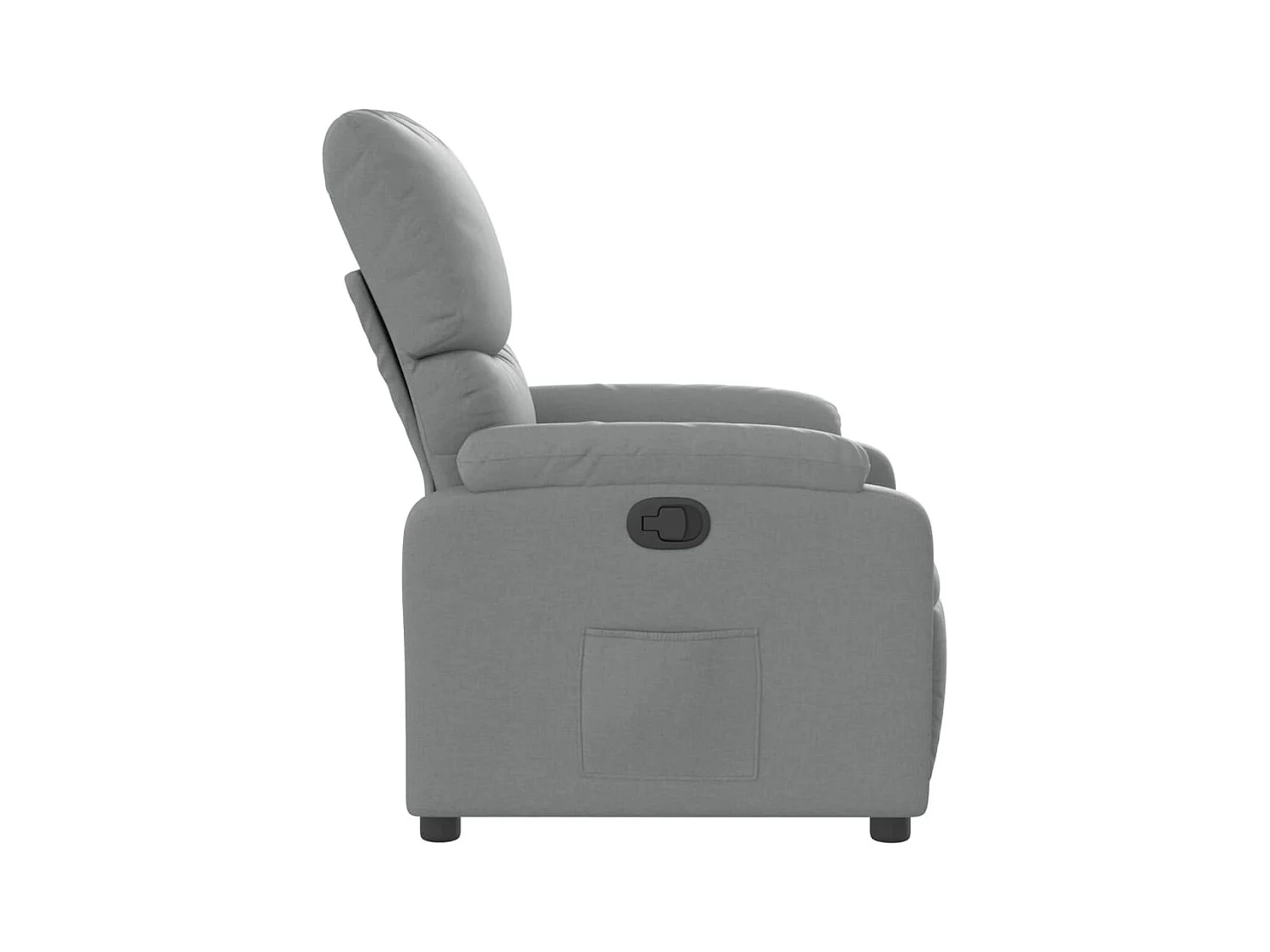 Sillón de relax | Sillón reclinable de tela gris claro SHL2086