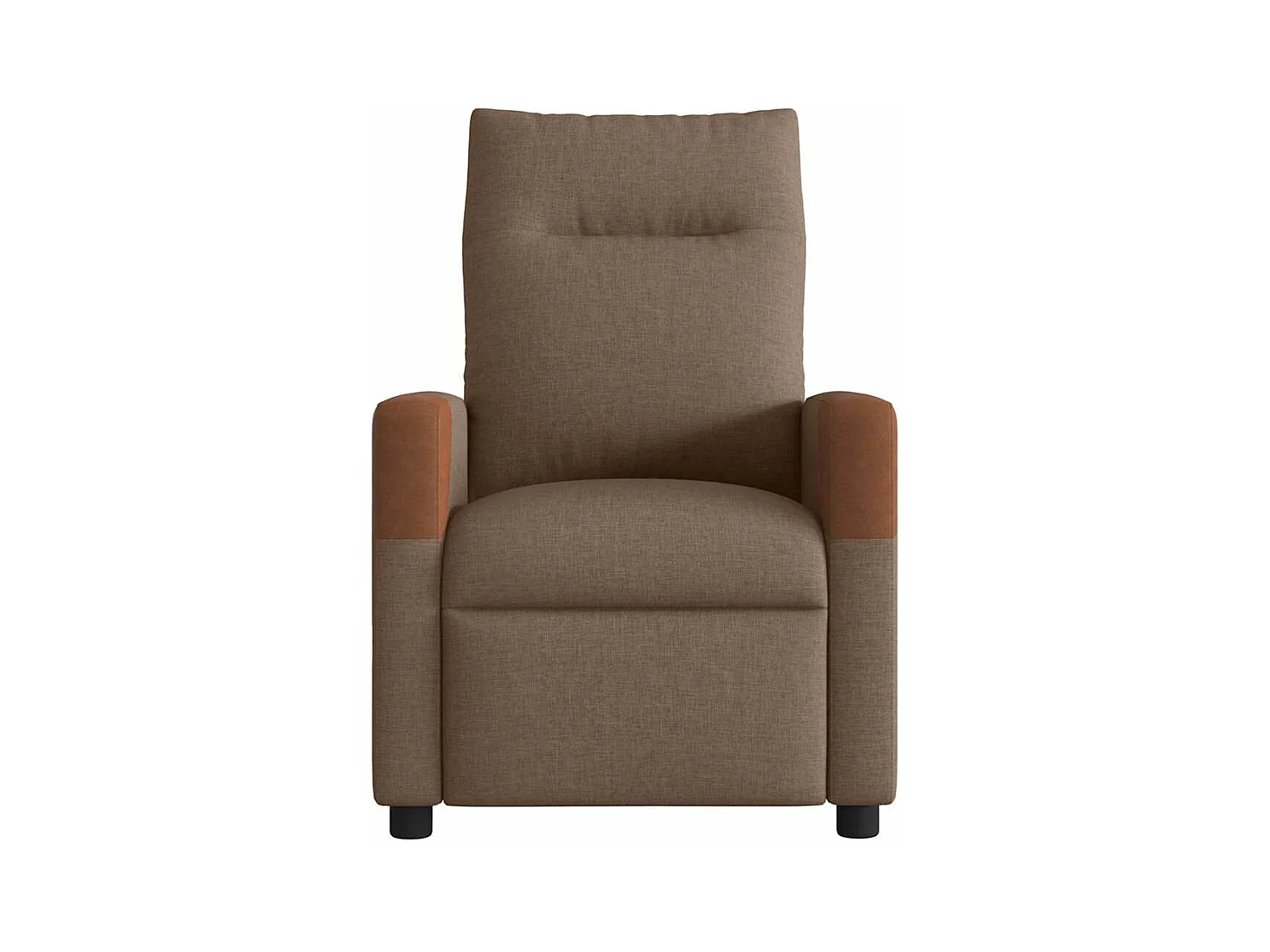 Sillón de relax | Sillón reclinable de masaje eléctrico tela marrón SHL5283