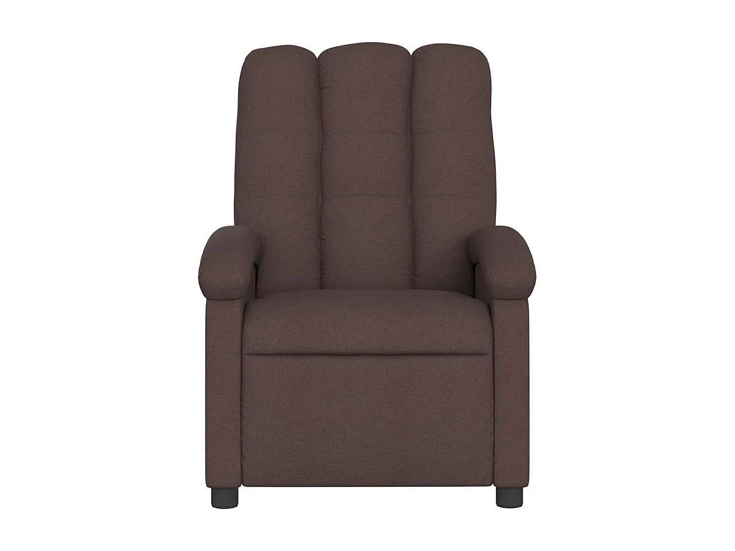Fauteuil inclinable électrique-Chaise de relax-Fauteuil salon Marron foncé Tissu SHL924