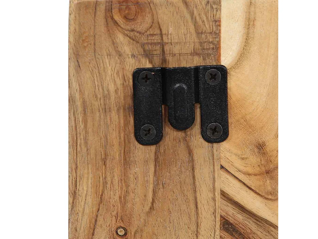 Nachtkastje | Bijzettafel Modern | Opbergkastje 50x27x50 cm massief acaciahout