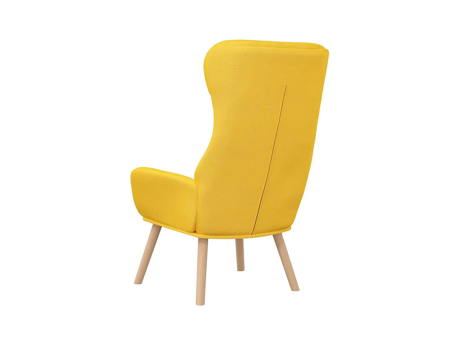 Sillón de relax | Silla de relax de tela amarillo mostaza SHL9445