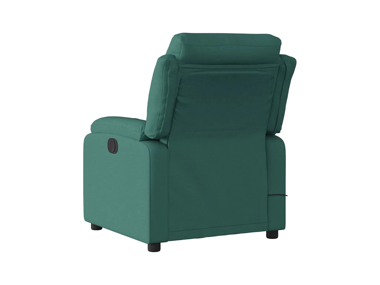 Fauteuil inclinable-Chaise de relax-Fauteuil de Massage vert foncé tissu SHL4521