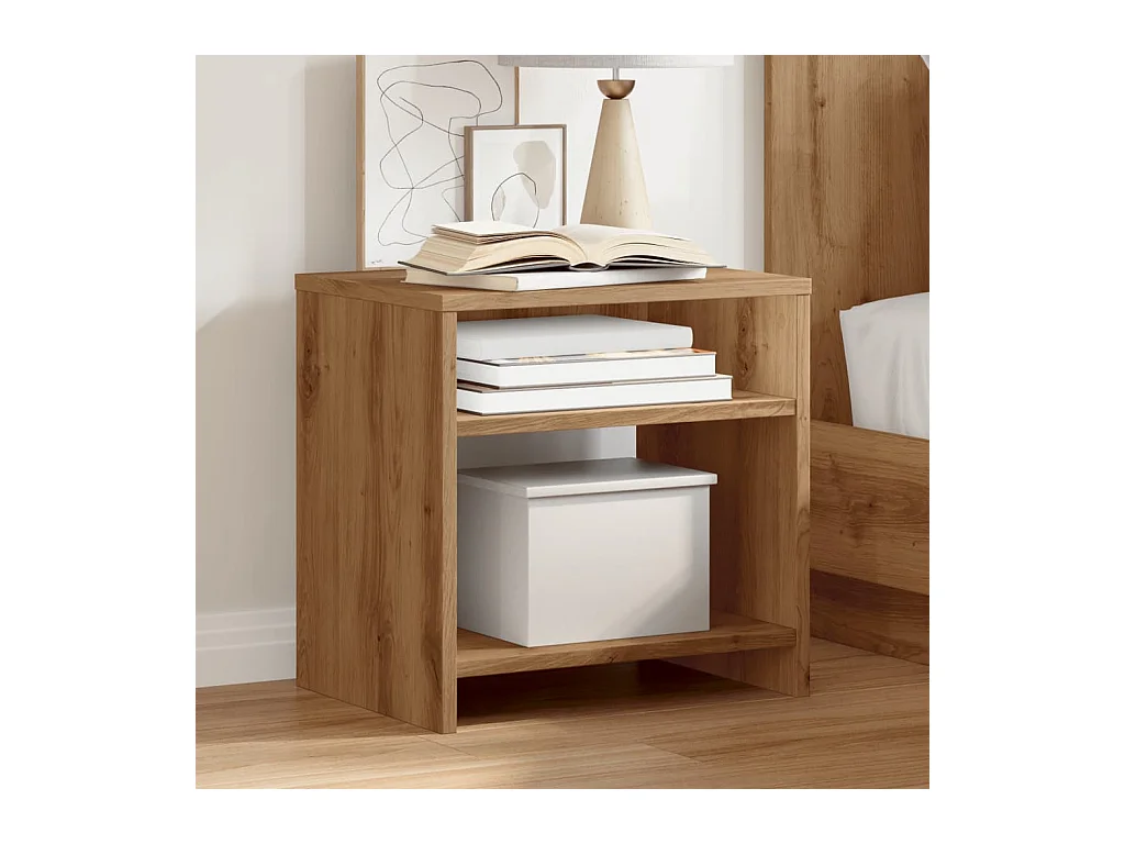 Mesitas de noche | Mesilla de noche 2 uds madera ingeniería marrón roble 40x30x40 cm