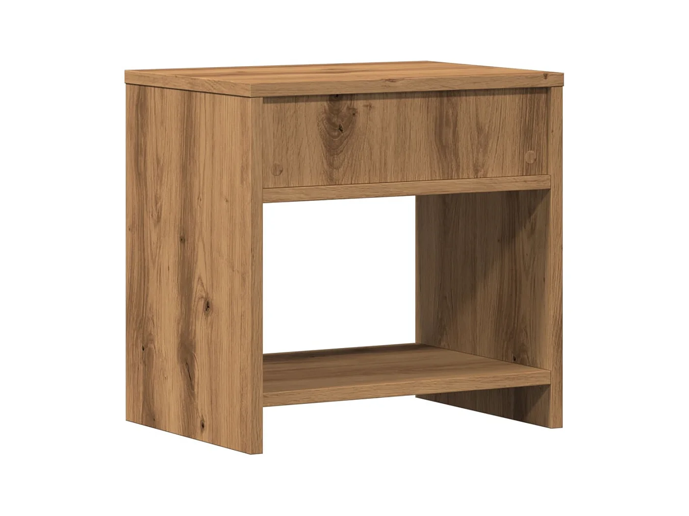 Mesitas de noche | Mesilla de noche 2 uds madera ingeniería marrón roble 40x30x40 cm