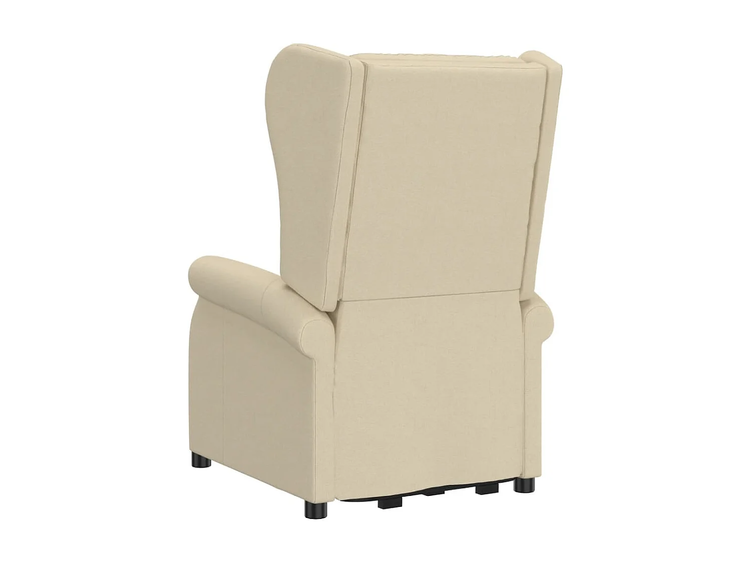 Sta-op-stoel | Relaxstoel stof crèmekleurig