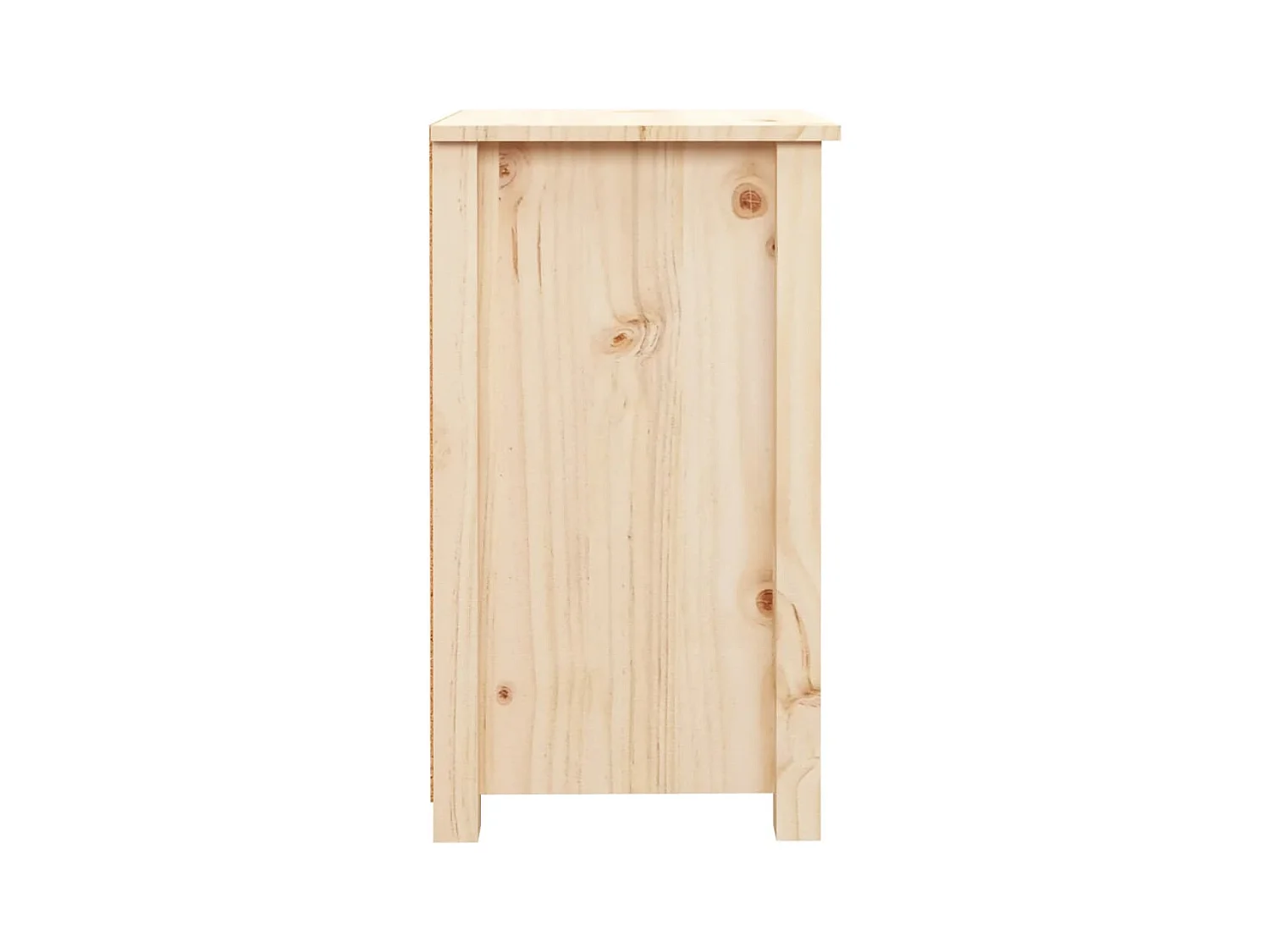 Tables de chevet Étroite lot de 2 avec Tiroirs 40x35x61,5 cm Bois de pin massif