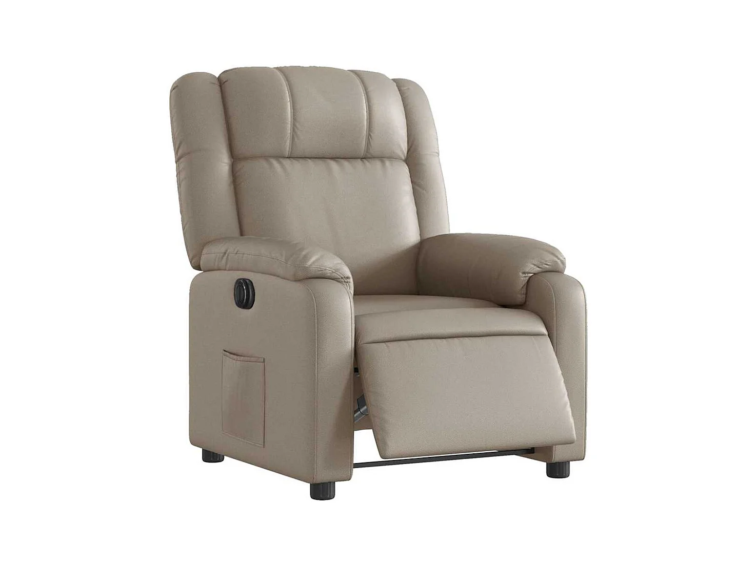 Sillón de relax | Sillón reclinable eléctrico de cuero sintético color capuchino SHL9422