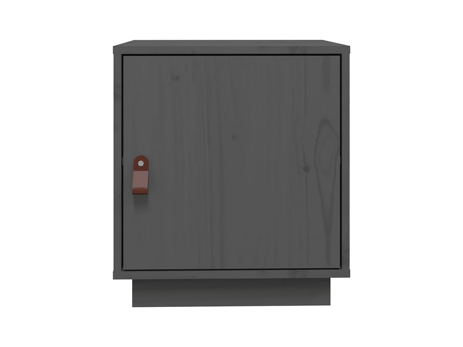 Mesitas de noche | Mesilla de noche 2 uds madera maciza pino gris 40x34x45 cm