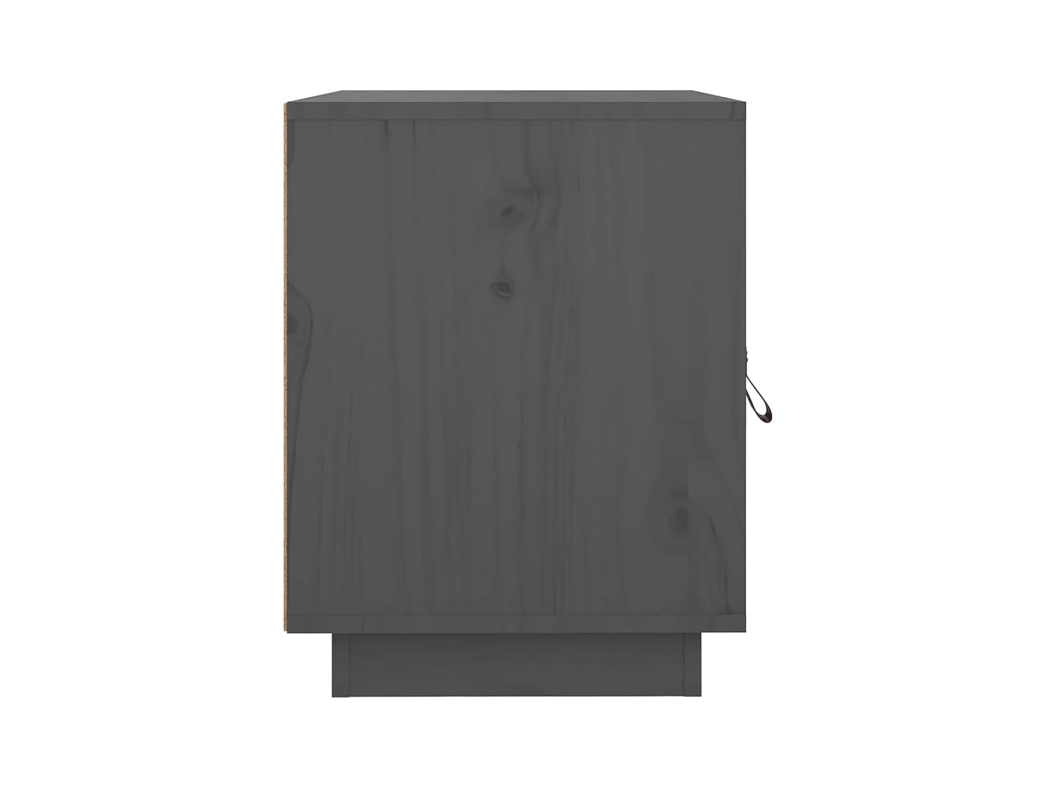 Mesitas de noche | Mesilla de noche 2 uds madera maciza pino gris 40x34x45 cm