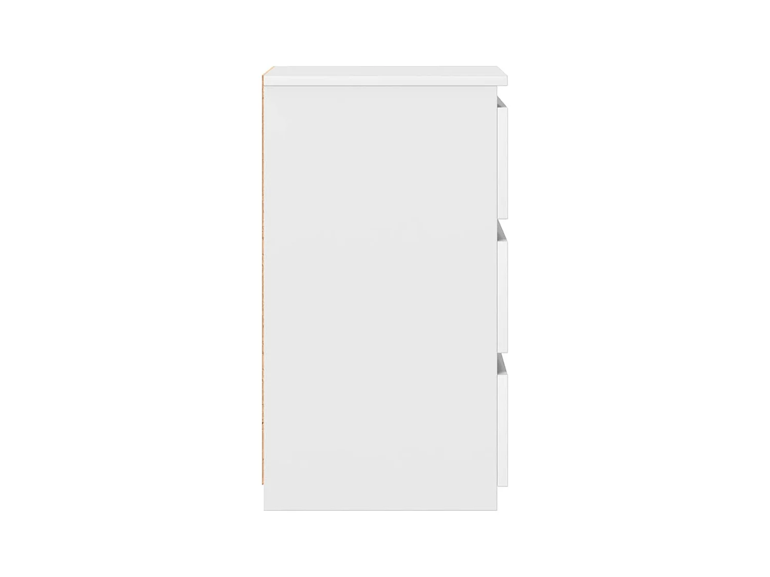 Mesitas de noche | Mesilla de noche 2 uds madera contrachapada blanco 40x35x62,5cm