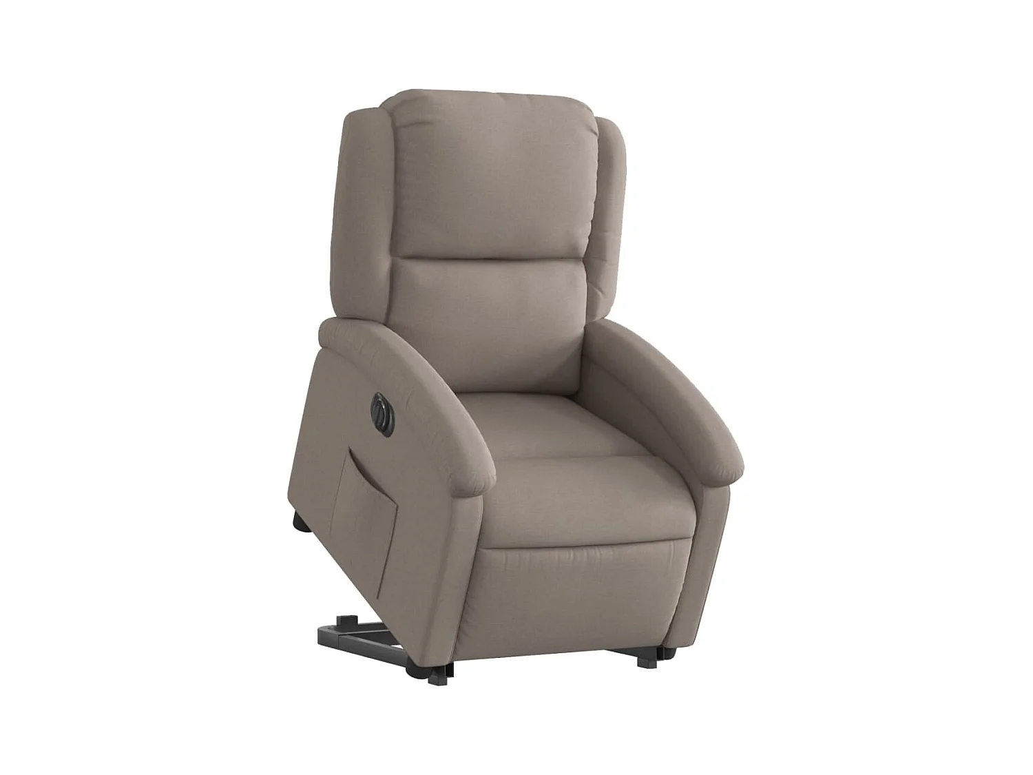 Silla de relax | Sillón eléctrico reclinable elevable de tela gris taupe SHL2248
