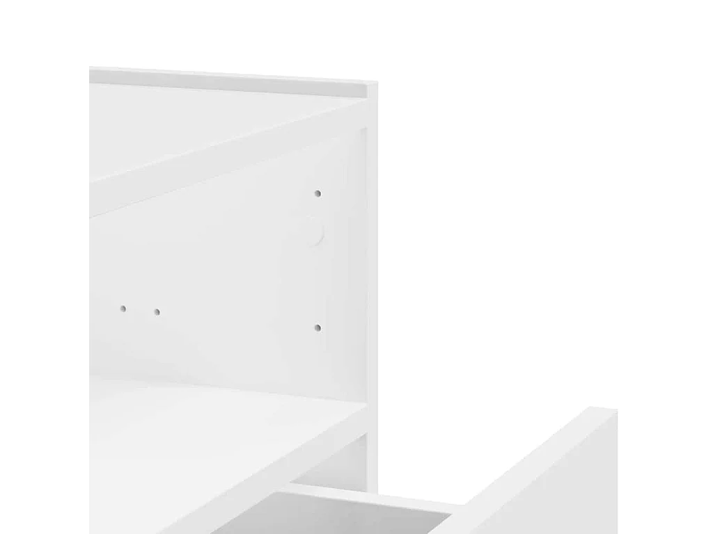 Mesitas de noche | Mesilla de noche de pared 2 unidades blanca 45x30x35 cm