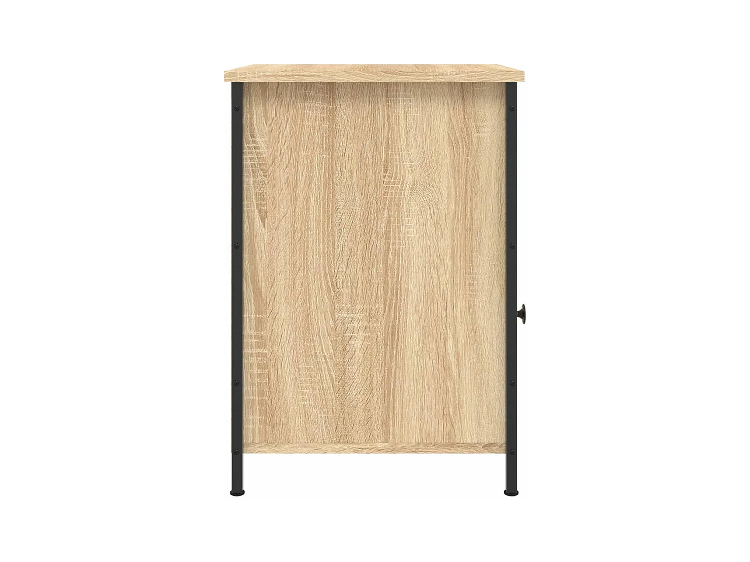 Mesita de noche | Mesilla de noche madera contrachapada roble sonoma 40x42x60 cm