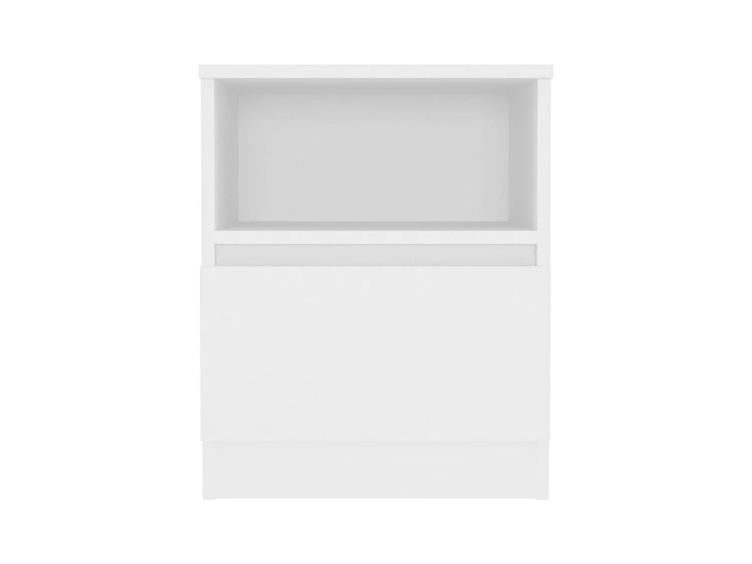 Mesitas de noche | Mesilla de noche 2 uds madera contrachapada blanco 40x40x50 cm