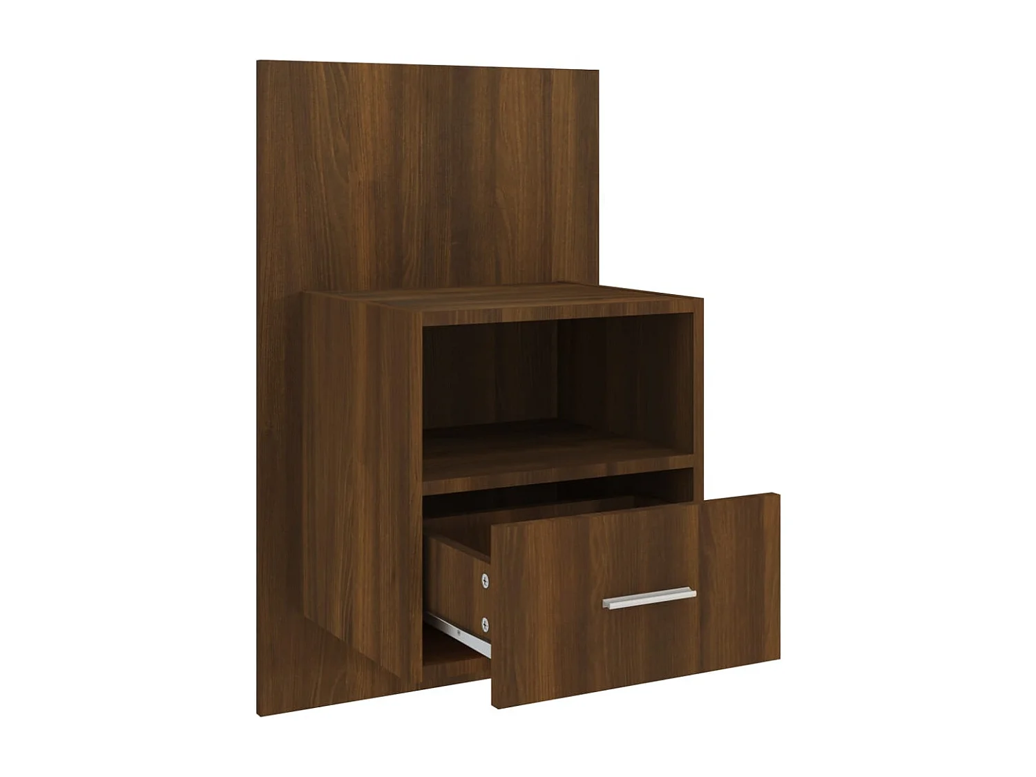 Nachttisch hängend | Wand-Nachttisch Braun Eichen-Optik SHL86430