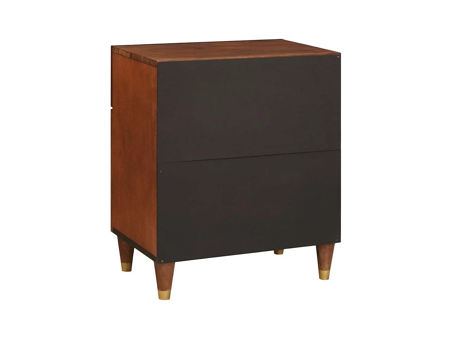 Table de chevet-Table d'appoint-Table de nuit Marron 50x33x60 cm