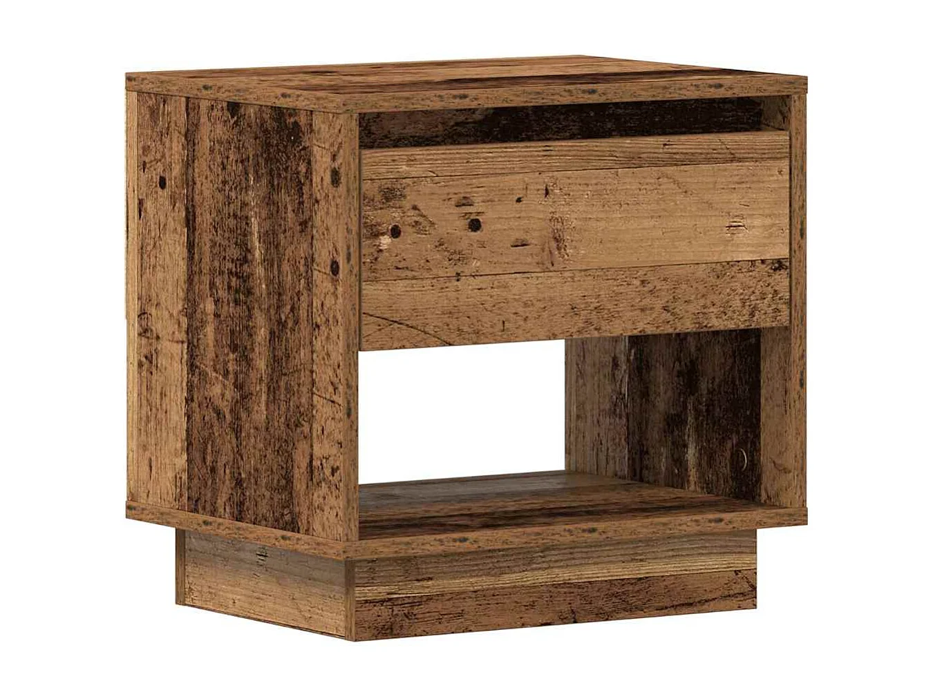 Table de chevet-Table d'appoint Bois ancien 45x34x44 cm Bois d'ingénierie