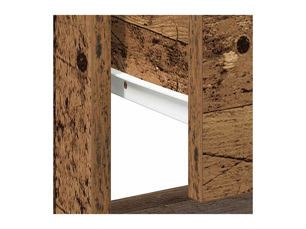 Mesita de noche | Mesilla de noche con cajón Madera vieja 45x34x44 cm