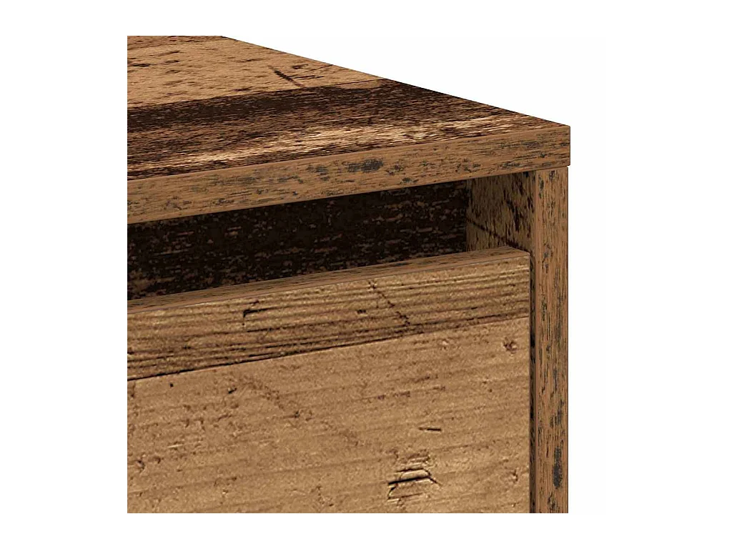 Mesita de noche | Mesilla de noche con cajón Madera vieja 45x34x44 cm